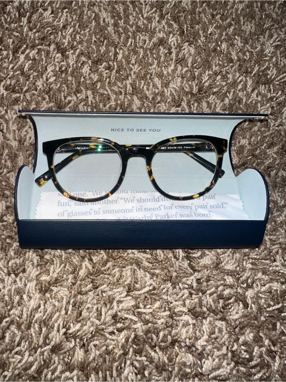 Warby Parker glasses